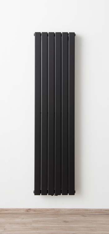 Radiator Dana 180 x 45,6 cm dubbel mat zwart 1623 watt