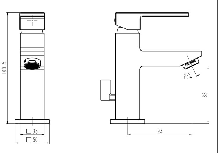 Robinet de lavabo Filou chrome