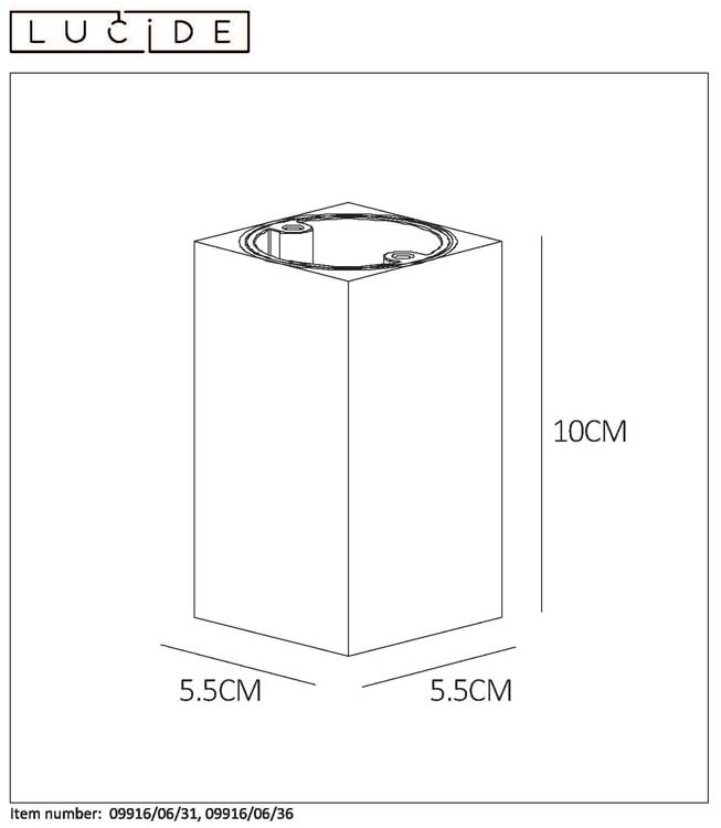 Lucide DELTO - Plafondspot - LED Dim to warm - GU10 - 1x5W 3000K/2200K - Grijs