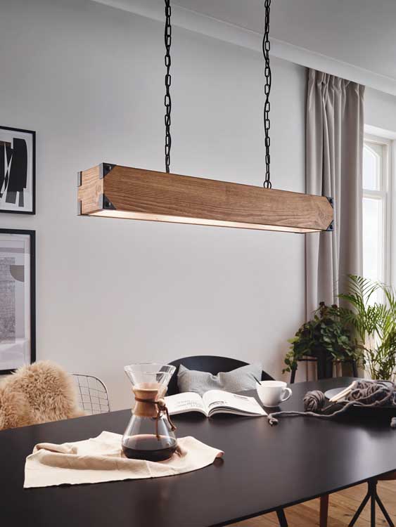 Eglo HARBOROUGH - Hanglamp - E27 - 4X40W - Zwart