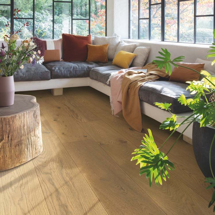 Échantillon Quick-Step parquet imperio Chêne châtaigne foncé extra mat