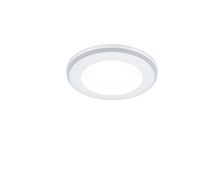 Spot encastré blanc mate incl 1x5,5W LED/ 3000K/ 420Lm D8,2cm