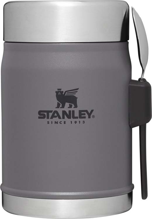 Stanley legendary food jar + spork 0.4l Charcoal