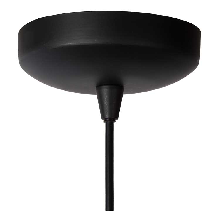 Lucide DIKRA - Suspension - Ø 40 cm - E27 - Noir