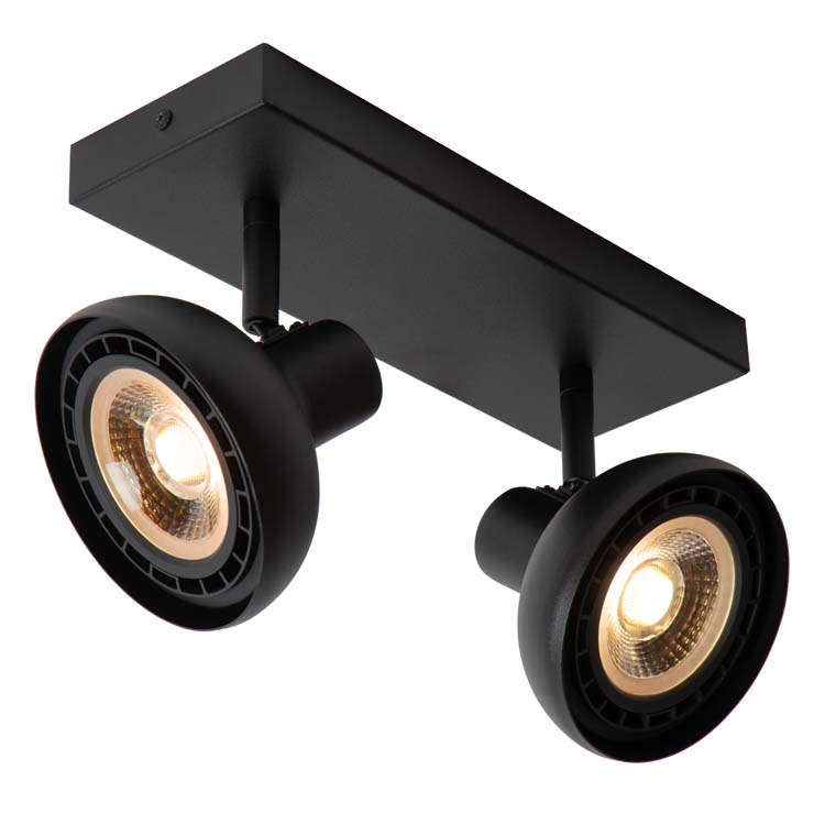 Lucide SENSAS - Spot plafond - 2xES111 - Noir