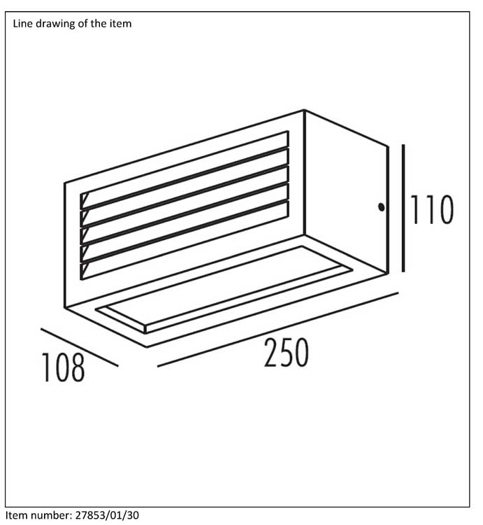 Lucide DIMO - Applique murale Extérieur - E27 - IP54 - Anthracite