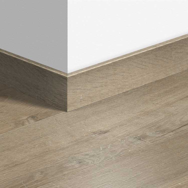 Plinthe parquet Quick-Step 14 x 77 x 2400 mm Chêne tendre clair marron