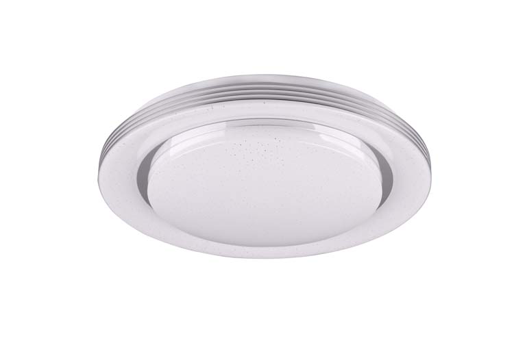 Plafonnier LED wit kristal H8cm 22.5W 3700lm