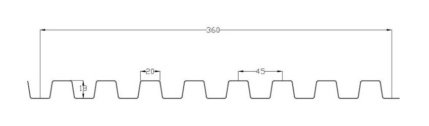 Panneau de façade line up outdoor acier anthracite - 36x300cmm