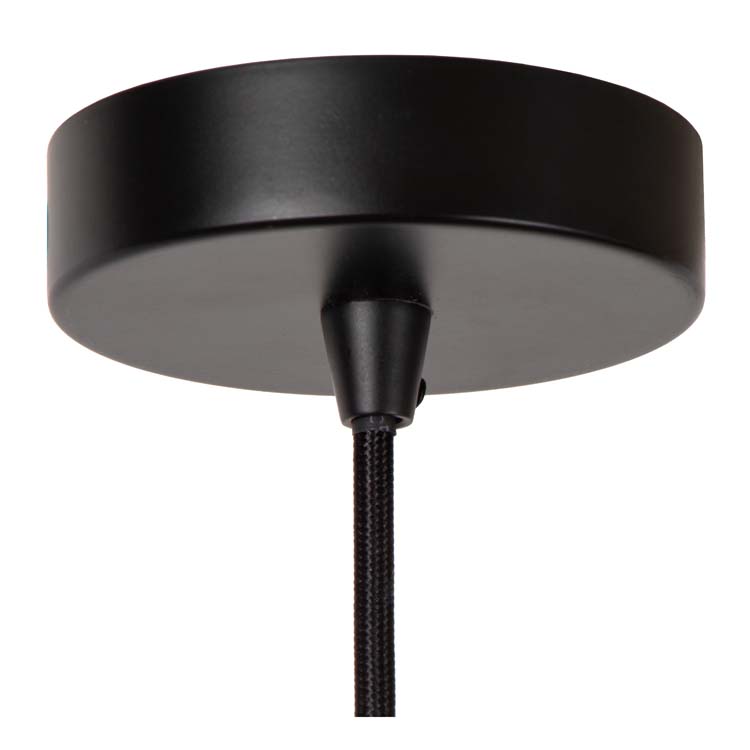 Lucide TAGALOG - Hanglamp - Ø 40 cm - 1xE27 - Zwart