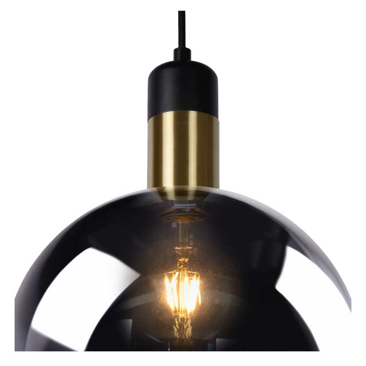 Lucide JULIUS - Hanglamp - Ø 40 cm - E27 - Fumé