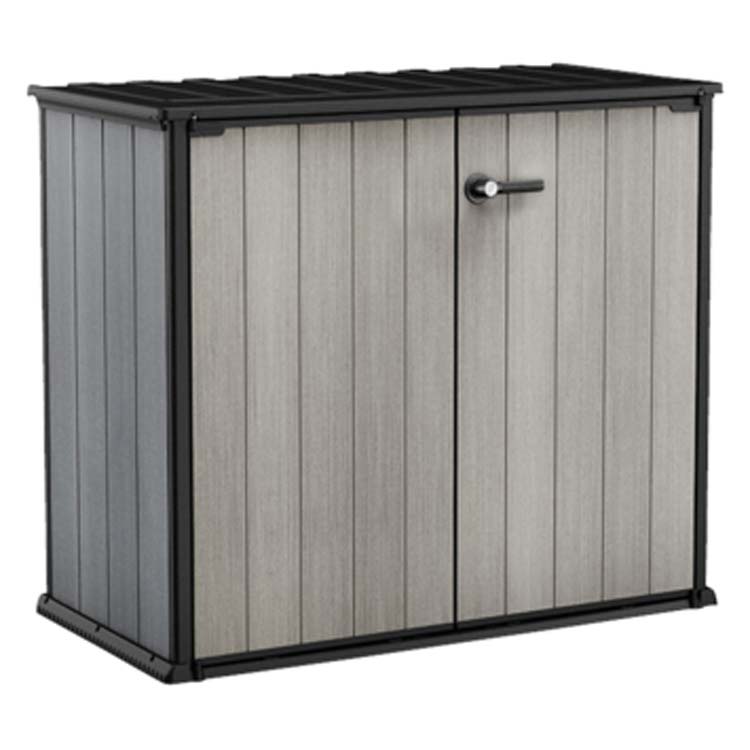 Boîte de rangement Keter gris 1000L 140x77x120 cm