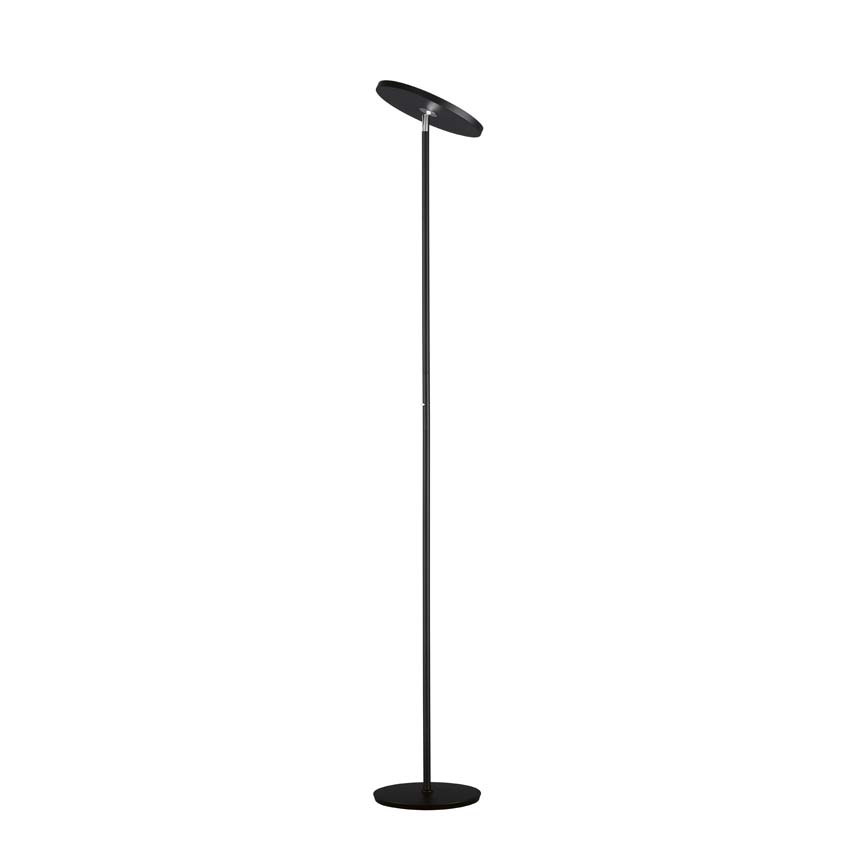 Vloerlamp - hoogte 180cm - 4500 lumen - zwart