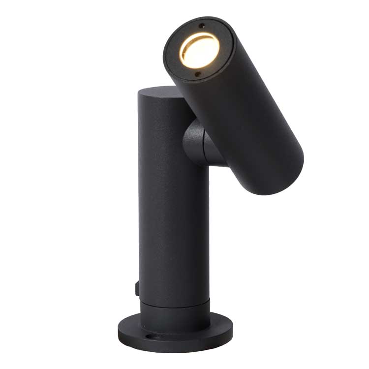 Lucide TATUM - Tuinspot Buiten - LED - 1x4,5W 3000K - IP65 - Antraciet