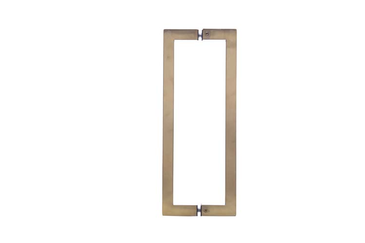 Tirant de porte carré sun pour porte en verre 32cm