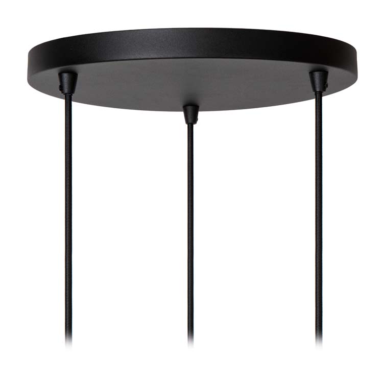 Lucide ROSAS - Suspension - Ø 43 cm - 3xE27 - Noir