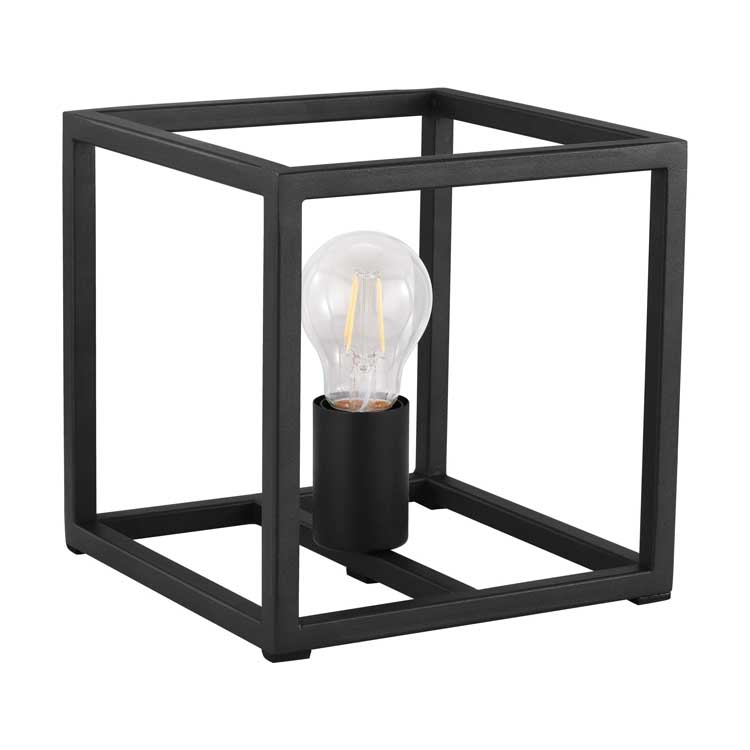 Lampe de table noire E27