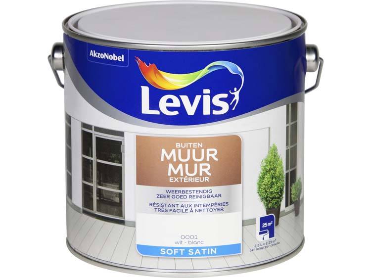 Levis peinture façade satin 2,5l blanc