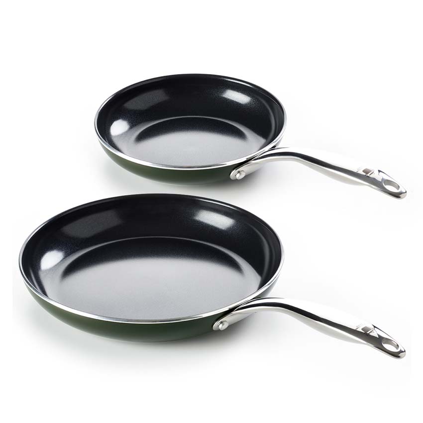 Ensemble de casseroles 2 pièces Dagelijkse Kost sans PFAS Ø 20/28 cm