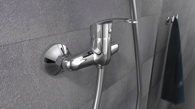 Robinet de douche Steffi chrome