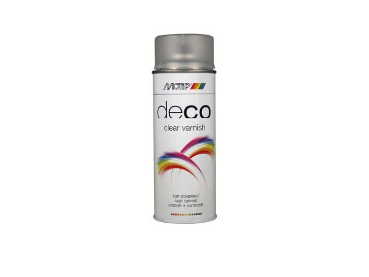 Motip Deco laque en spray brillant 0,4l transparent