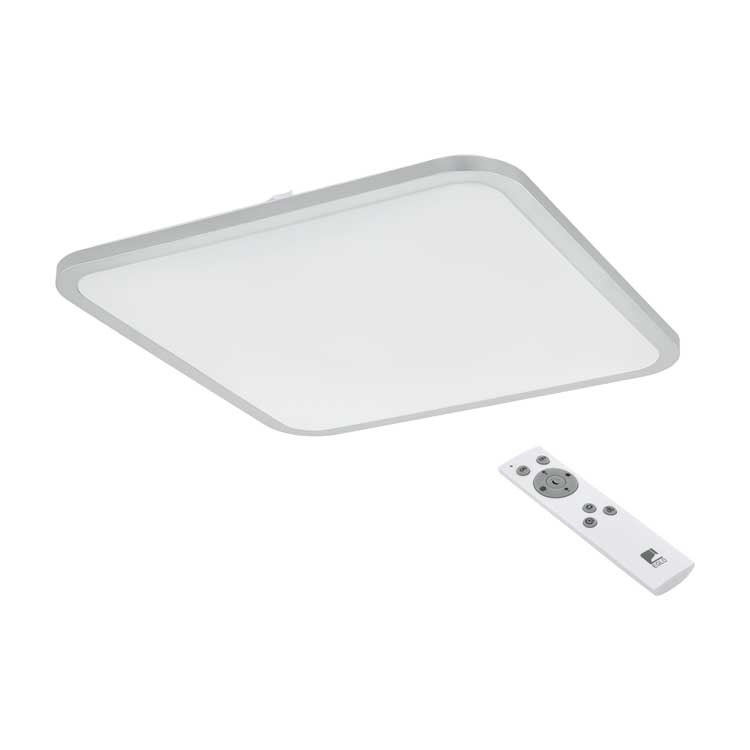 Eglo COGOLETO - Applique murale/plafonnier LED - Blanc/argent