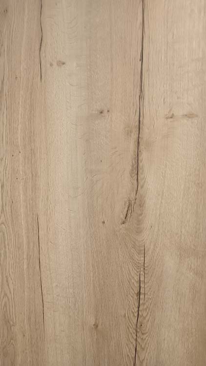 Complete deur tubespaan realwood oak vertic + zwarte deurkast 68cm