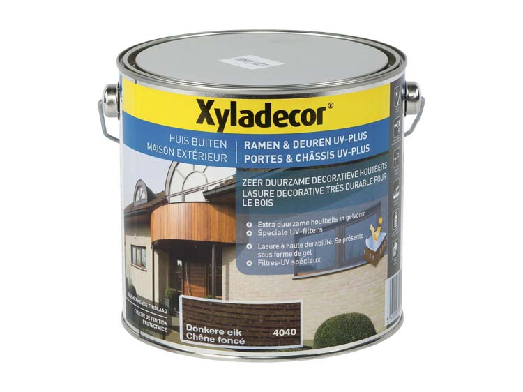 Xyladecor ramen & deuren UV plus 4040 donkere eik 2,5L