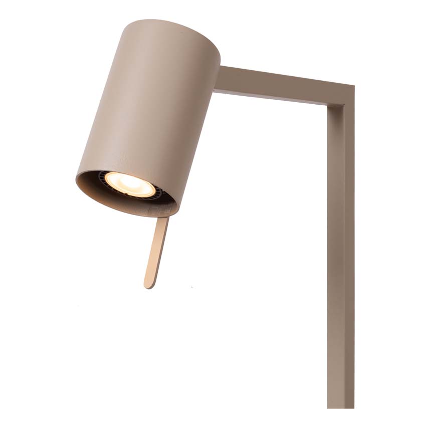 Lucide LESLEY - Leeslamp - 1xGU10 - Taupe