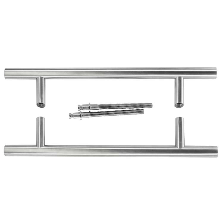 Tirant st 25/300/460 inox plus paire épaisseur porte > 3cm