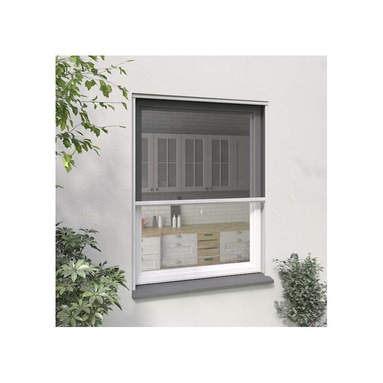 Moustiquaire enroulable verticale blanc Fiona L 1500 x H 2300 recoup