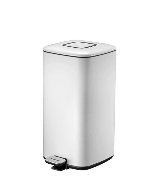 Poubelle Ellen 20L blanc