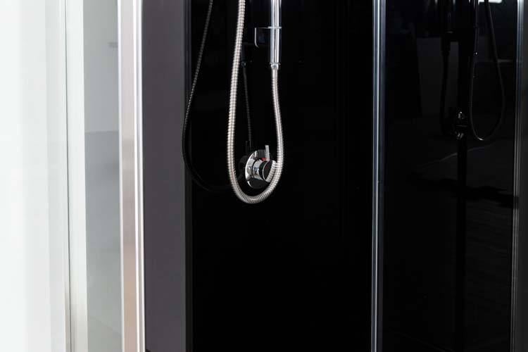 Cabine de douche Anik chrome droite