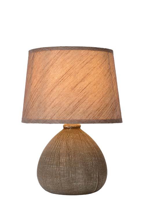 Lampe de table - E14 - Brun