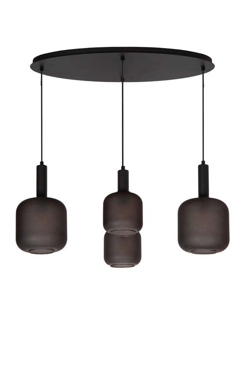 Lucide ELOISE - Hanglamp - 4xE27 - Zwart