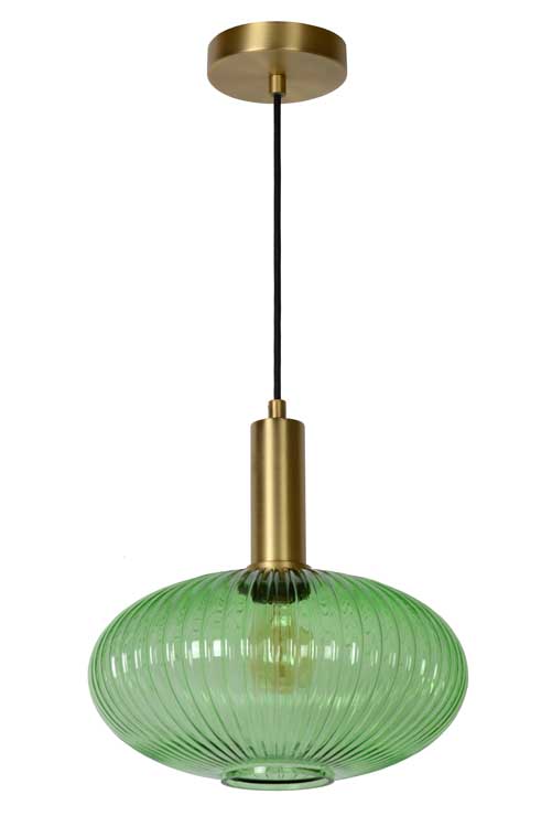 Lucide MALOTO - Hanglamp - Ø 30 cm - E27 - Groen