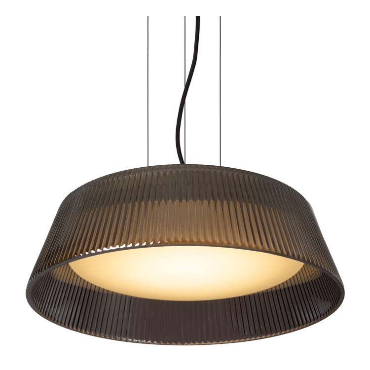 Lucide VIXI - Suspension - Ø 45 cm - LED Dim. - 1x22,6W 2900K - Fumé