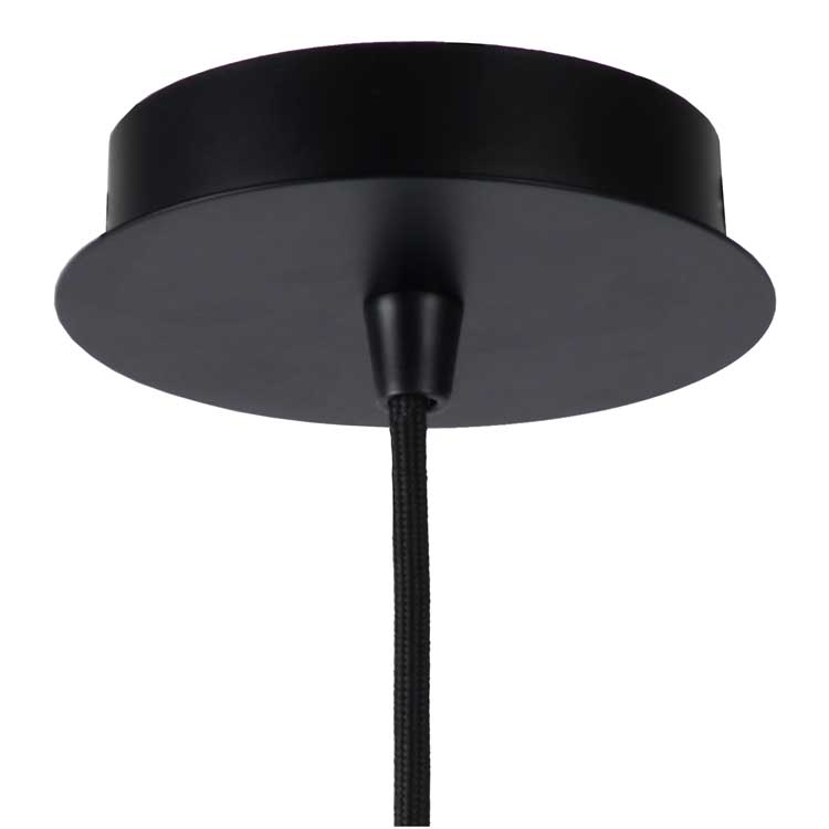 Lucide MALUNGA - Hanglamp - Ø 25 cm - E27 - Zwart