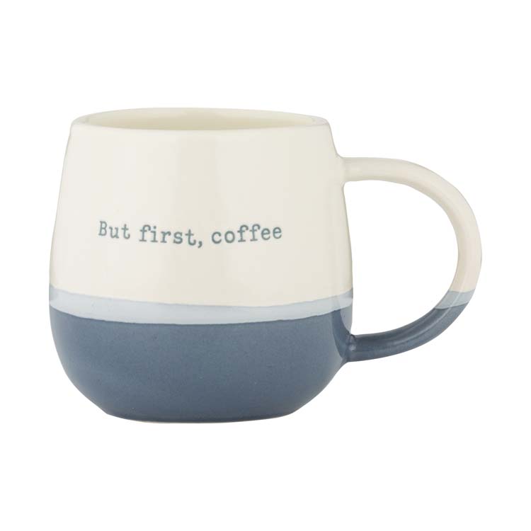 Mug "But first coffee" poterie 340 ml