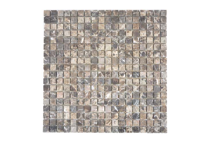 Mosaïque Castanao beige/brune 30,5 x 30,5 cm