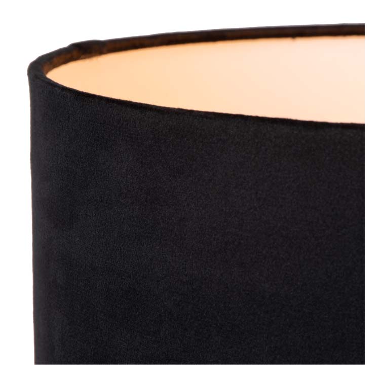 Lucide TONDO - Lampadaire - Ø 38 cm - 1xE27 - Or Mat / Laiton