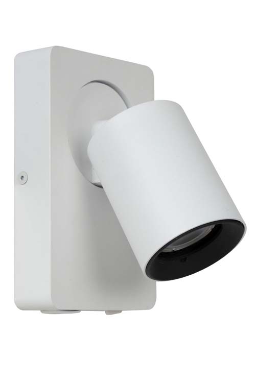 Lucide NIGEL - Spot mural - GU10 - 1x5W - Point rechargement USB - Blanc