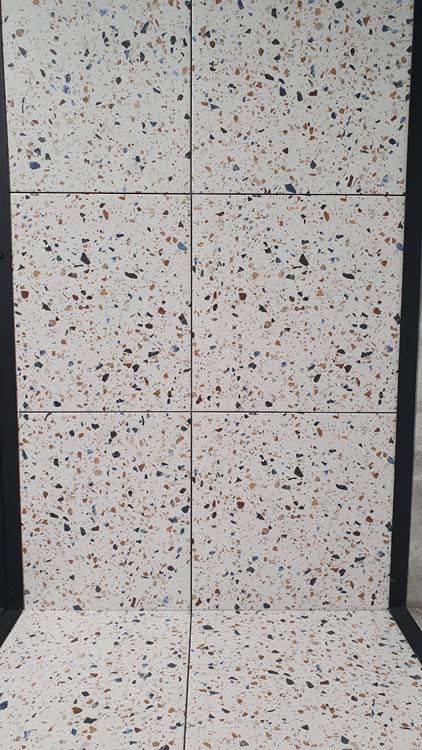 Tegel Terrazzo minimal colormix 60 x 60 cm