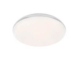 Plafonnier wit chroom LED 12W 960LM diam 21.5cm