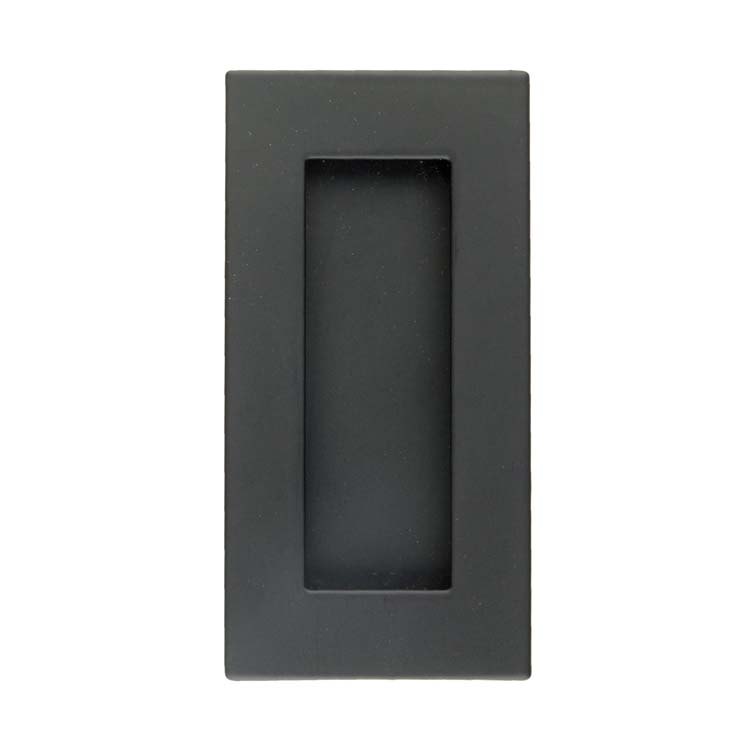 Coquille de porte ovale carré noir par pièce