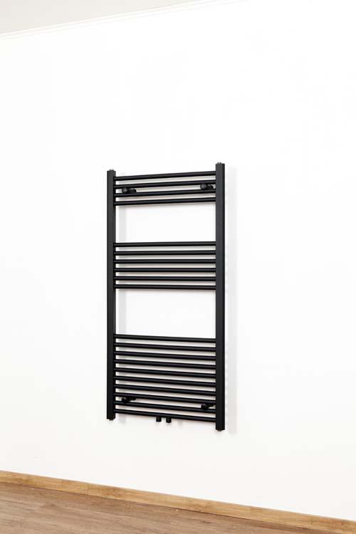 Radiateur électrique Doris noir 120x60cm single avec élément noir