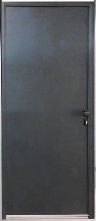 Porte extérieure alu HomeChampion gris 960x2180mm