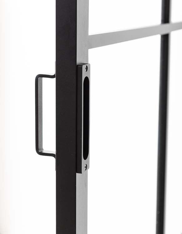 Porte coulissante intérieure Fer forgé double 3W Tyra 930 x 2134 mm