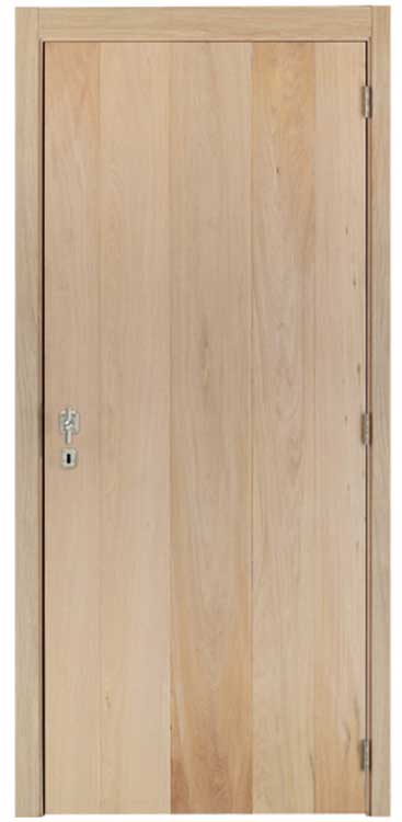 Bloc-porte Chêne âme tubulaire L 780mm Porte à planches 201.5cm