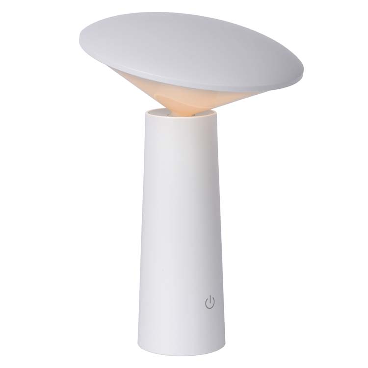 Lampe de table Extérieur - Ø 13,7 cm - LED Dim. - 1x4W 6500K - IP44 - Blanc